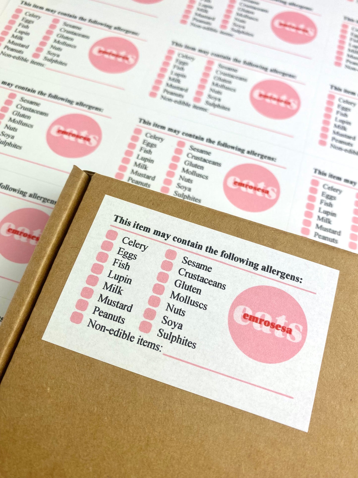 Allergen labels
