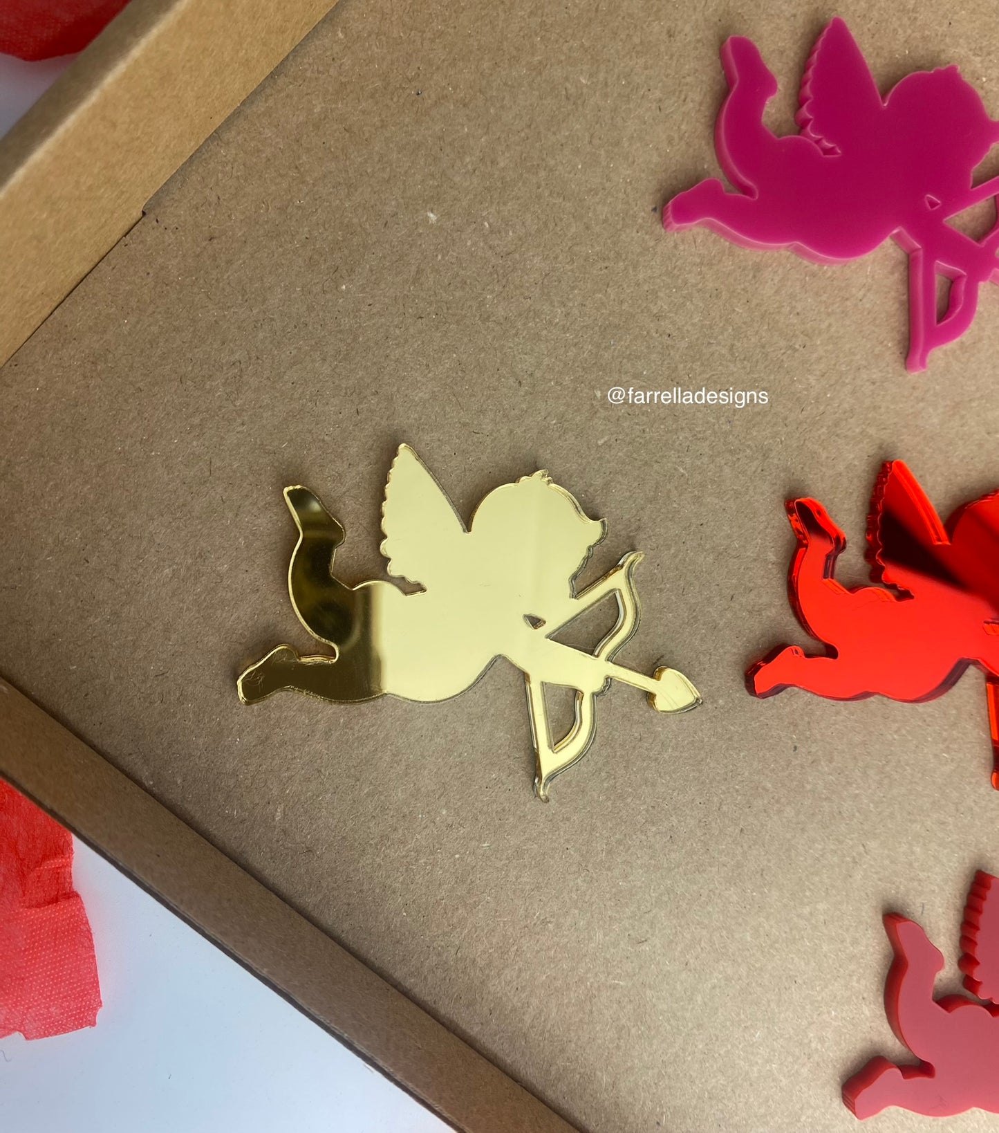 Cupid cupcake charm